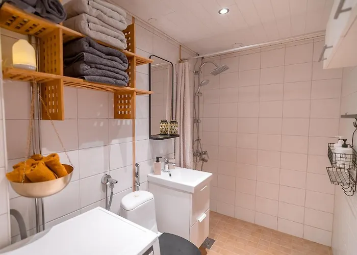 Апартаменты Nordic Gem Near Railway Station, Free Parking And Wifi Рованиеми